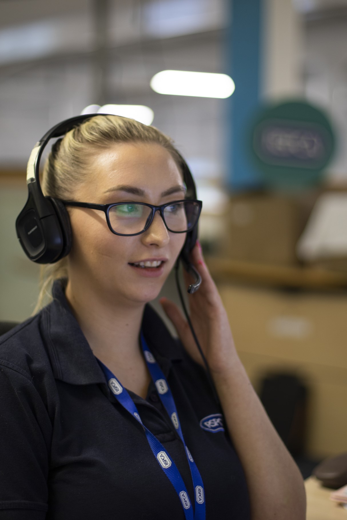 Person working, Central Services