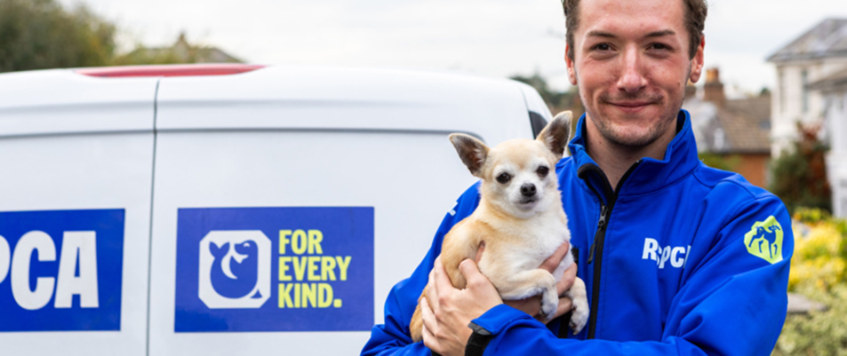 RSPCA Employee with Van