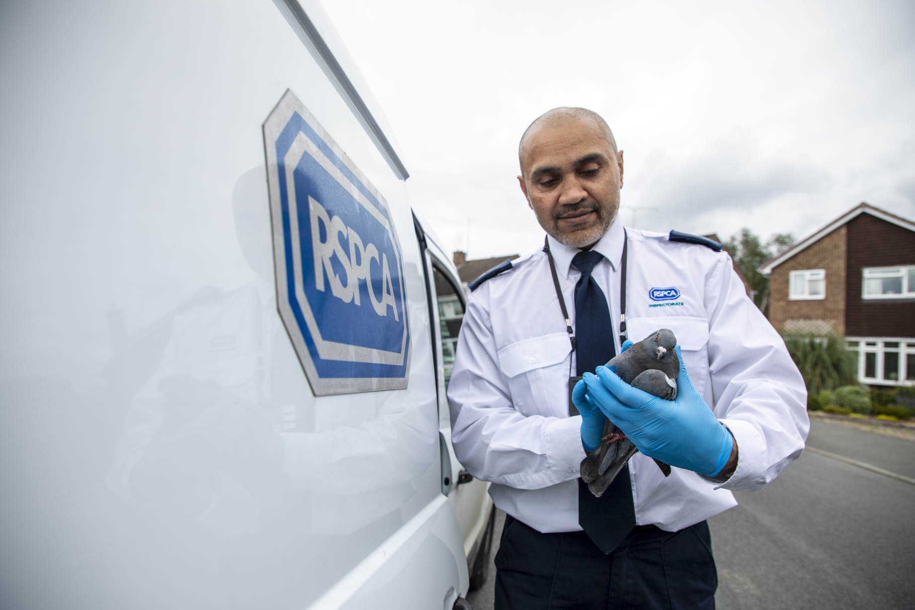 RSPCA Employee with Van