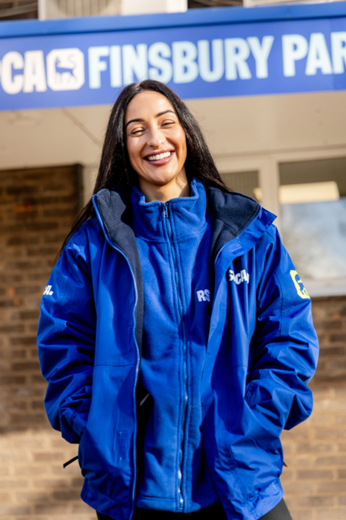 RSPCA volunteer