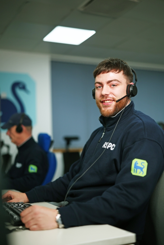 Person working, Central Services